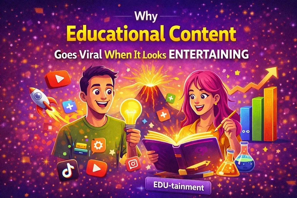 Why Educational Content Goes Viral When It Looks ENTERTAINING