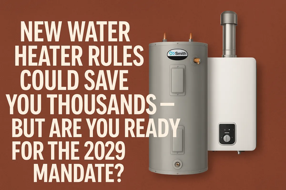 Southwest Florida Homeowners: Big Changes Coming to Water Heaters by 2029 — Here’s What You Need to Know