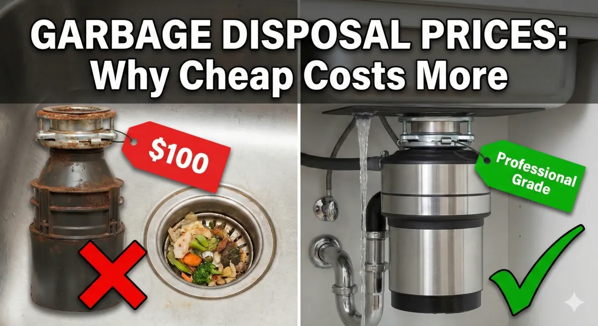 Garbage Disposal Prices: Why the $100 Model Isn't Good Enough