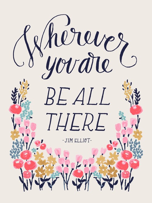 The Importance of Presence: Be all there