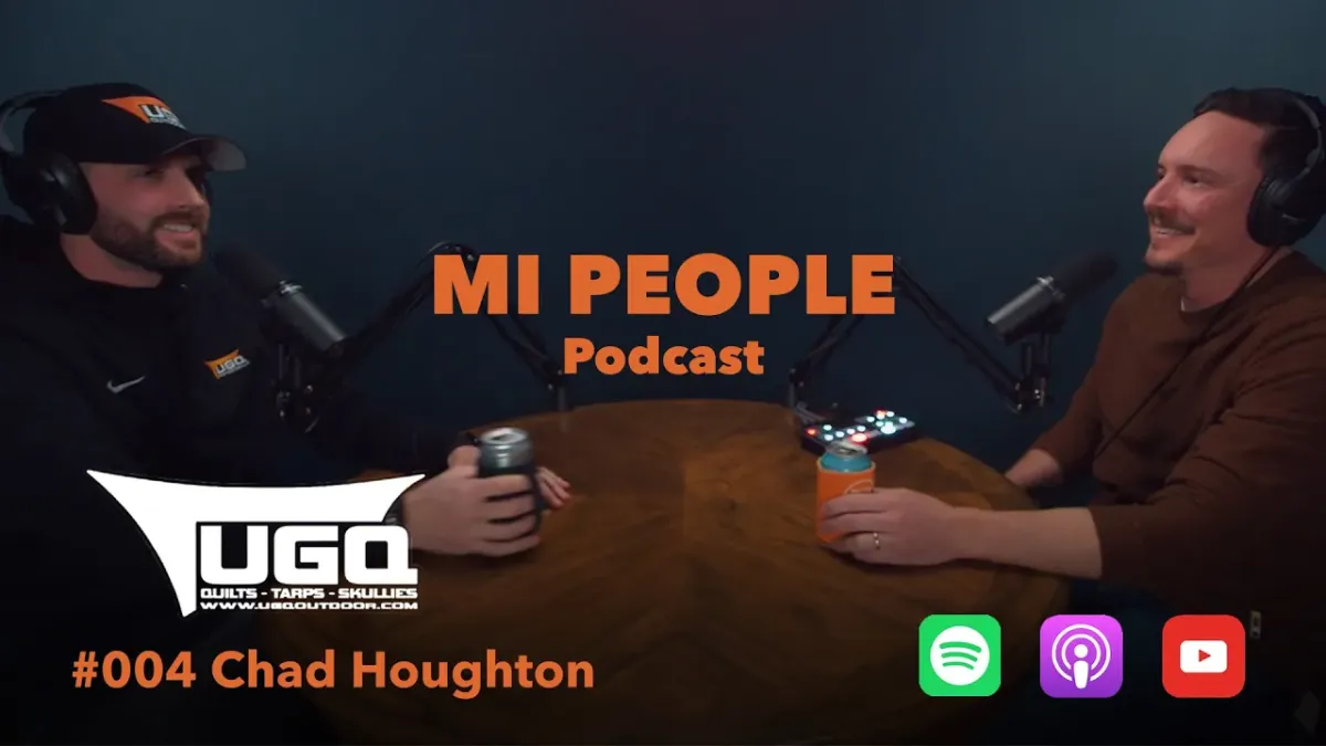 Chad and Mike at Podcast Table