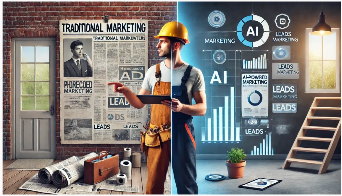 Old-School Marketing vs. AI-Powered Strategies: What Works Better for Contractors?
