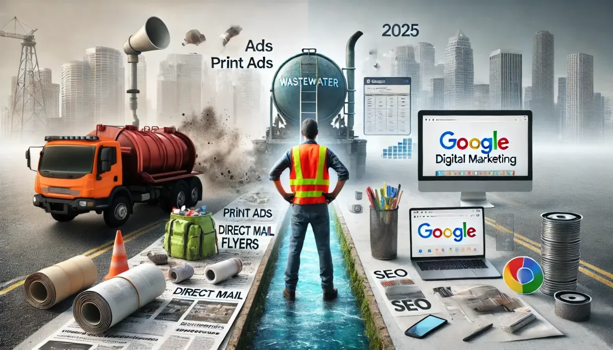 Traditional Marketing vs. Digital Marketing for Wastewater Contractors
