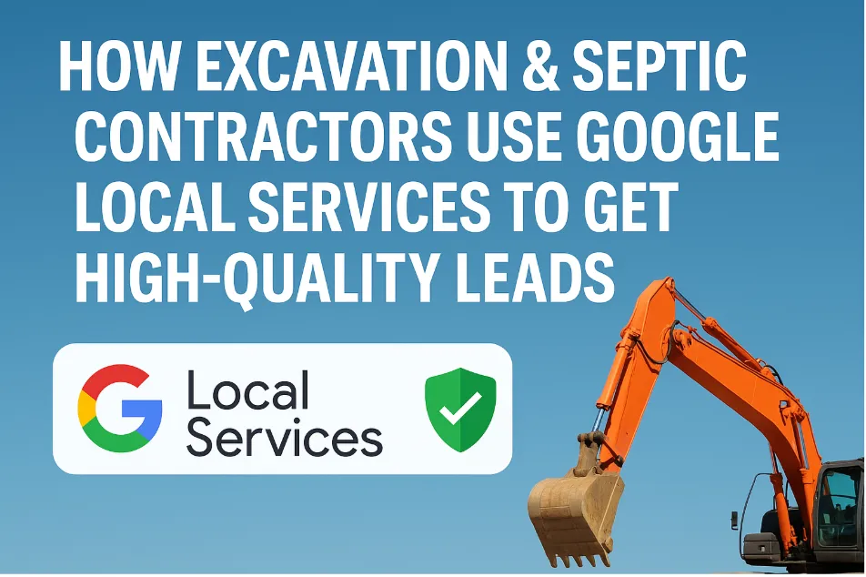 How Excavation & Septic Contractors Use Google Local Services to Get High-Quality Leads