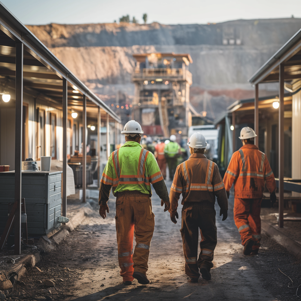 Entry level mining jobs in Australia with FIFO workers at mine site
