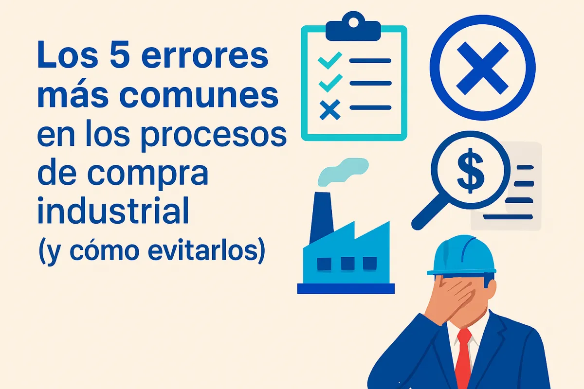 Los 5 errores más comunes en los procesos de compra industrial (y cómo evitarlos)
