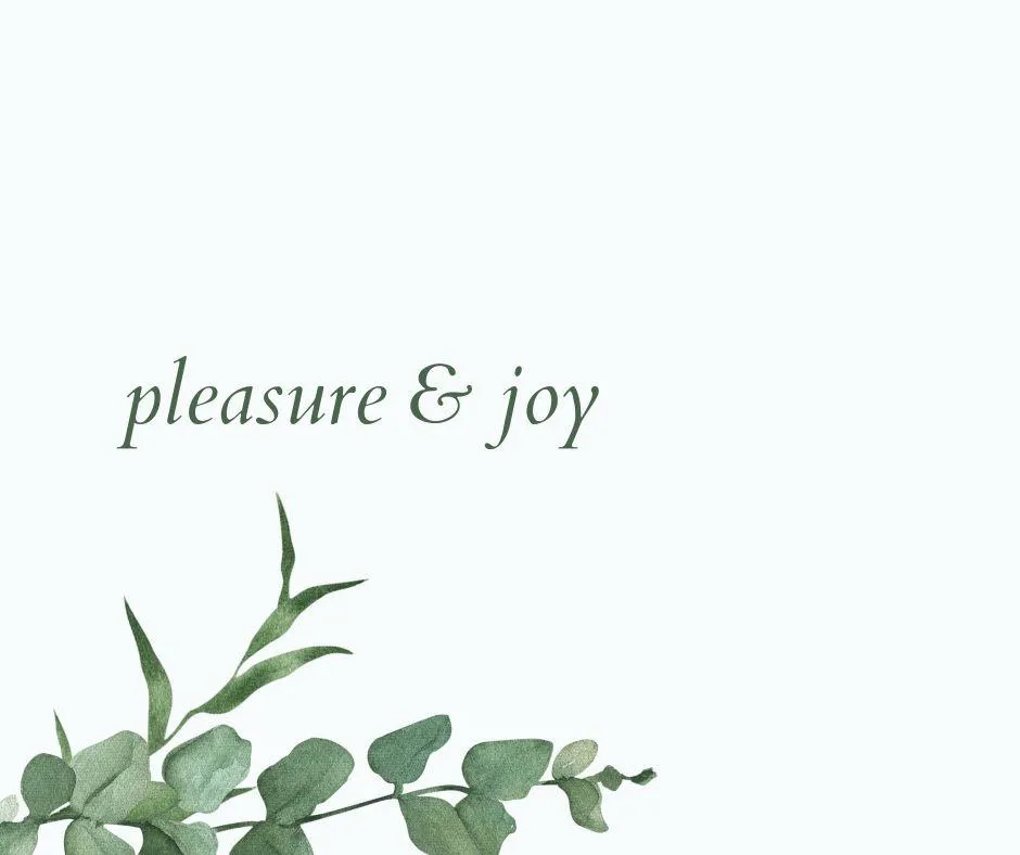 Where do you feel happiness, joy and pleasure in your body