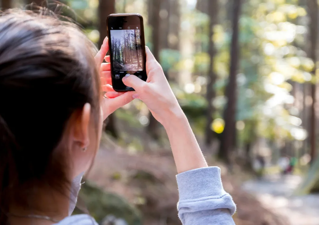 How to use your phones camera to help you heal from midlife stress and trauma. 