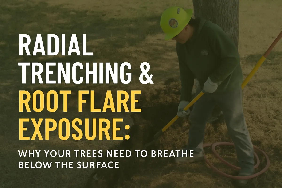 Radial Trenching & Root Flare Exposure