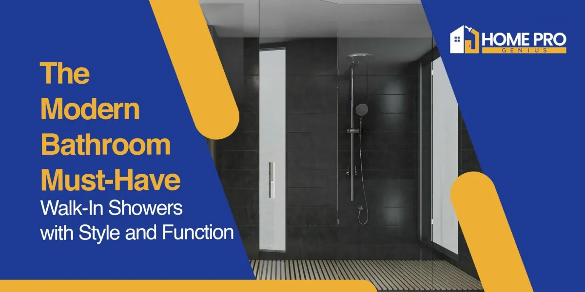 The Modern Bathroom Must-Have: Walk-In Showers with Style and Function