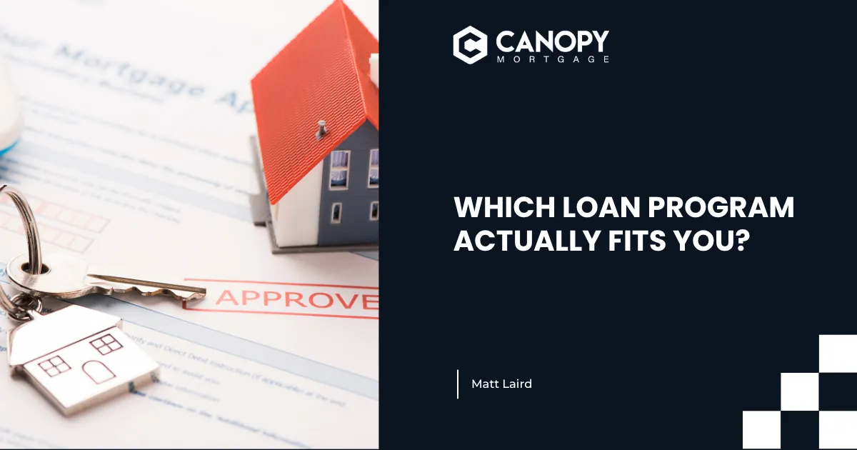 WHICH LOAN PROGRAM ACTUALLY FITS YOU?