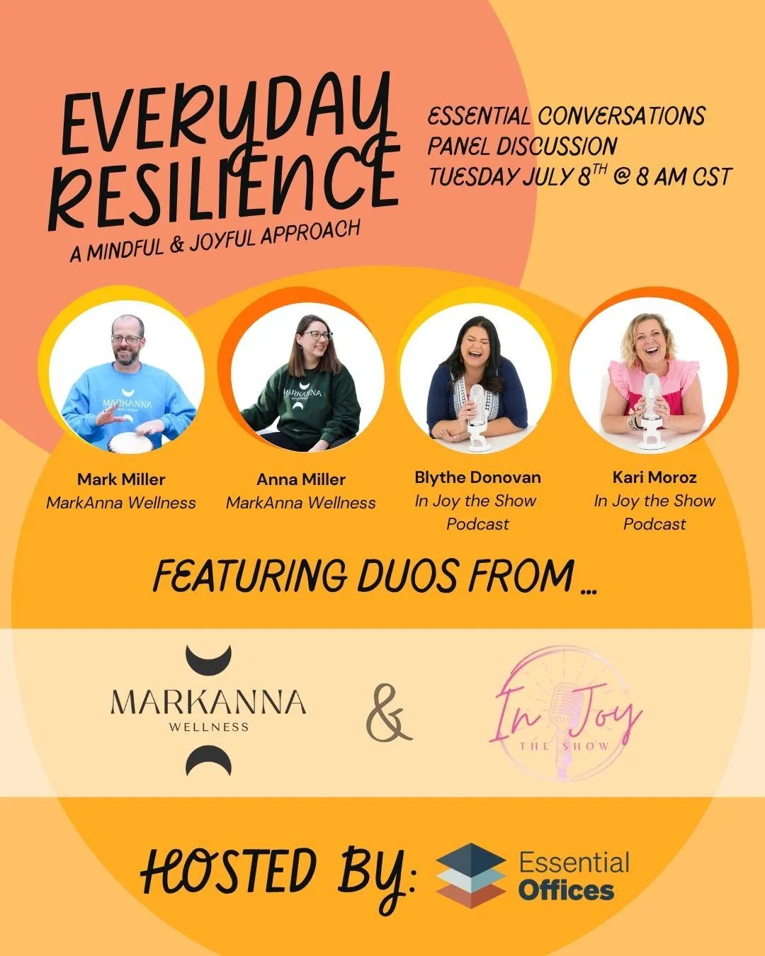 So honored to have been a panelist in a very important discussion on resilience and joy