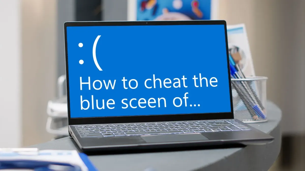 Blue screen of death