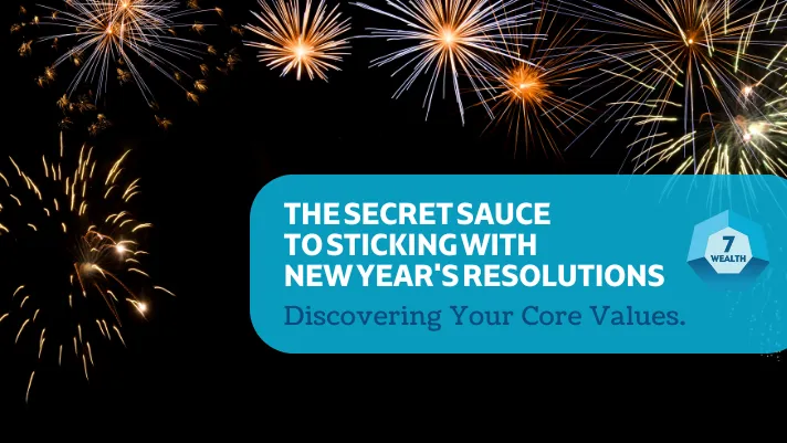 Unlock your core values to stay committed to your New Year's resolutions and create lasting change.