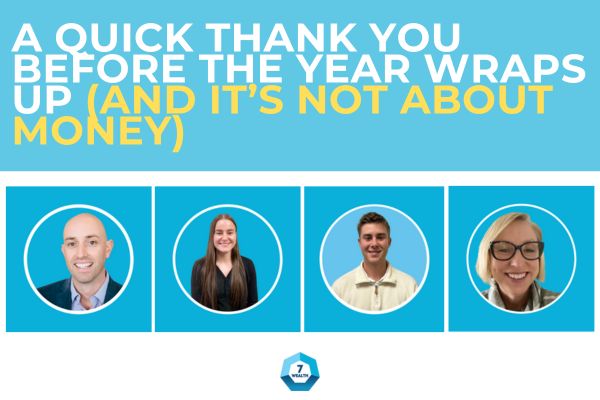 Whether you’re a long-term client, someone we’ve worked closely with this year or someone quietly following along, knowing that something we share helps you feel a little more confident, a little more informed, or a little calmer about your money… that’s the whole point.