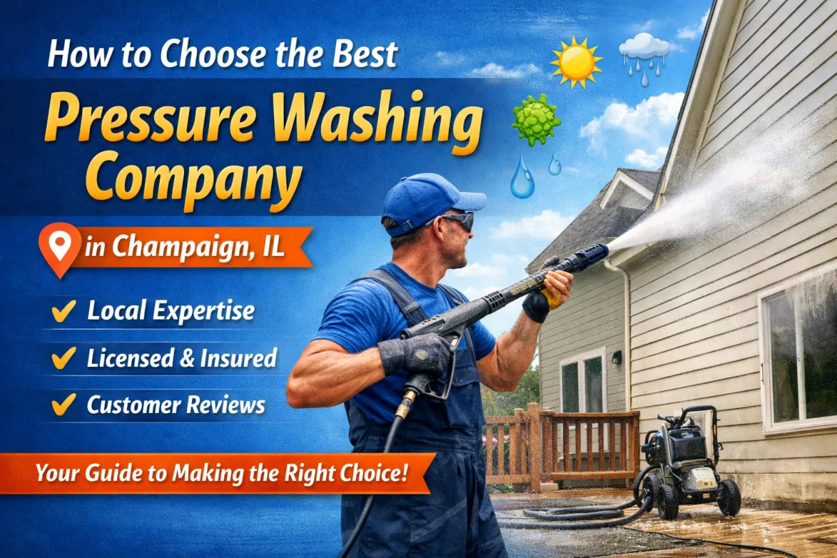 How to Choose the Best Pressure Washing Company in Champaign, IL