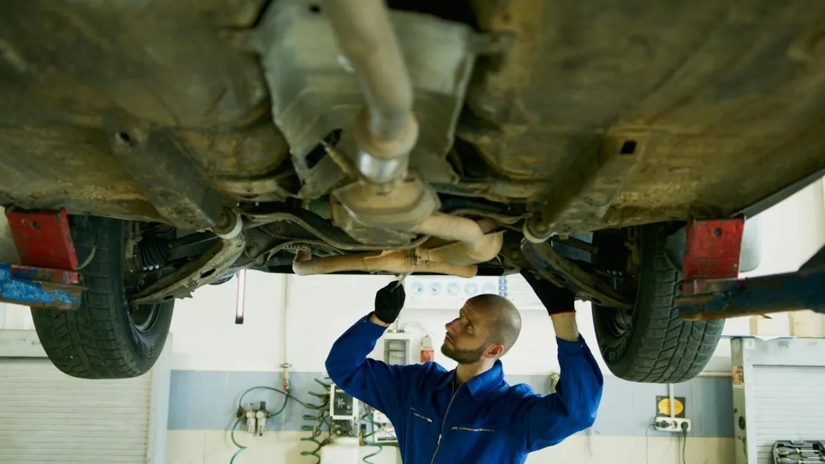 checking car