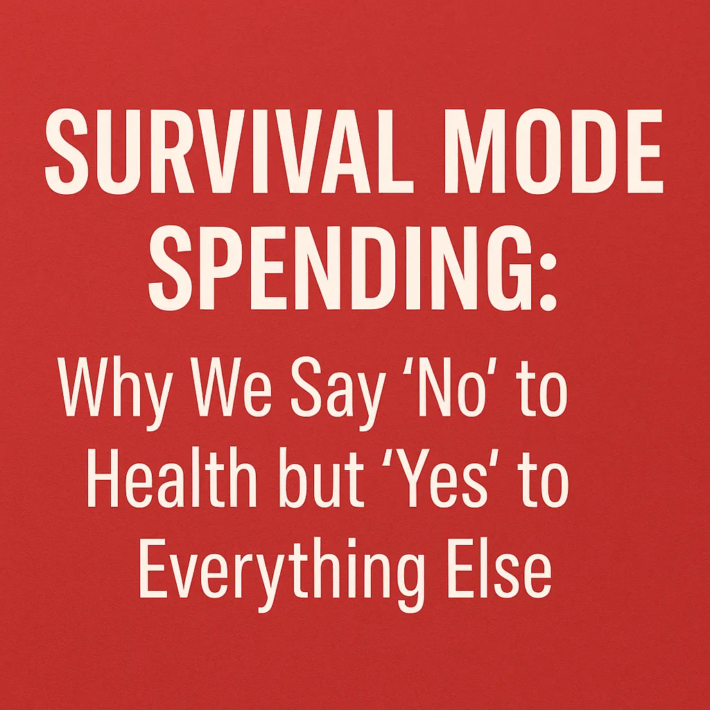 Survival Mode Spending: Why We Say “No” to Health but “Yes” to Everything Else