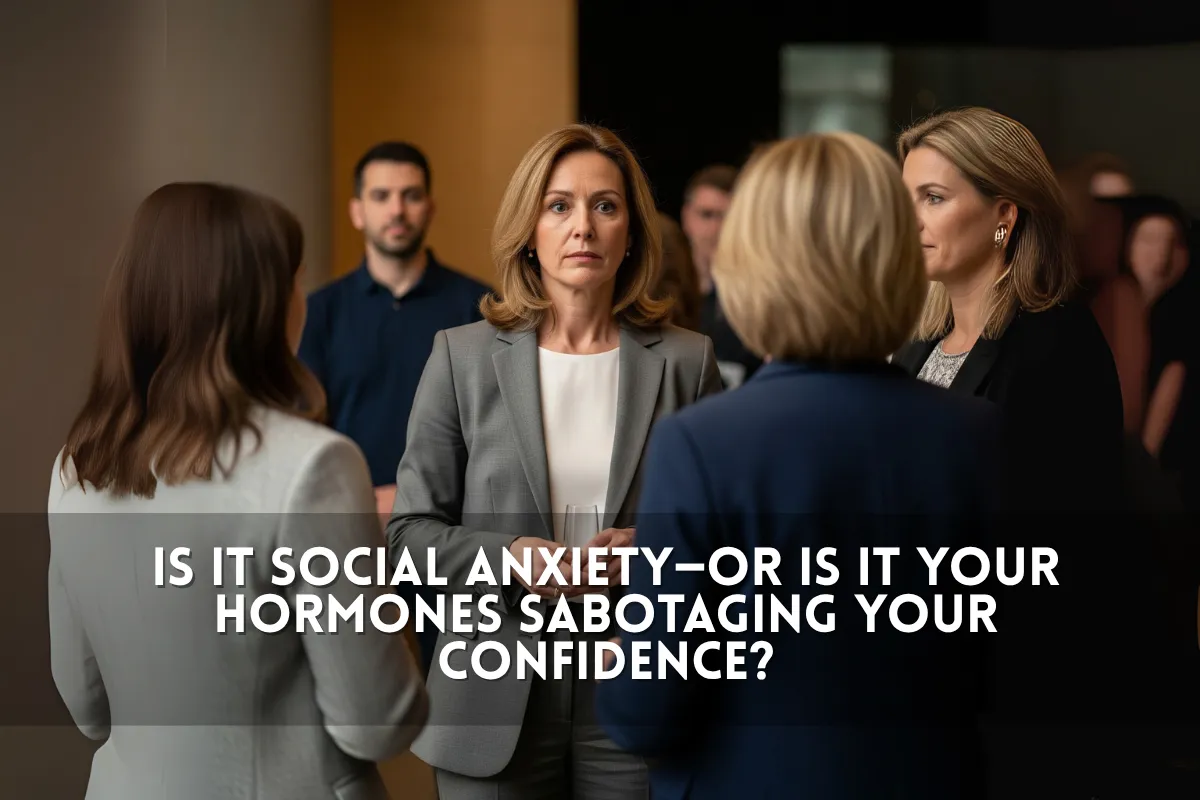 Is It Social Anxiety—Or Is It Your Hormones Sabotaging Your Confidence?
