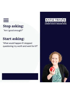 A confident professional standing at a crossroads, one path leading to “Promotion” and the other to “Career Pivot,” with bold signs pointing in both directions. The background is bright and hopeful, symbolizing new beginnings and career growth.