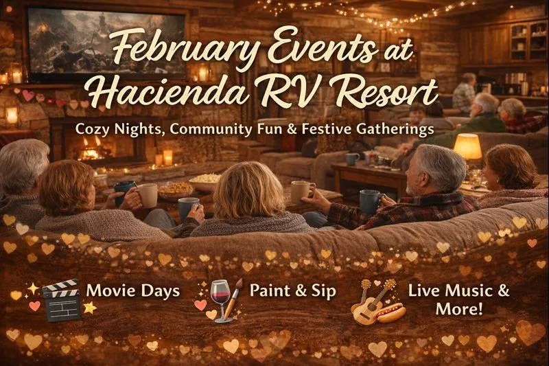 February happenings at hacienda rv resort