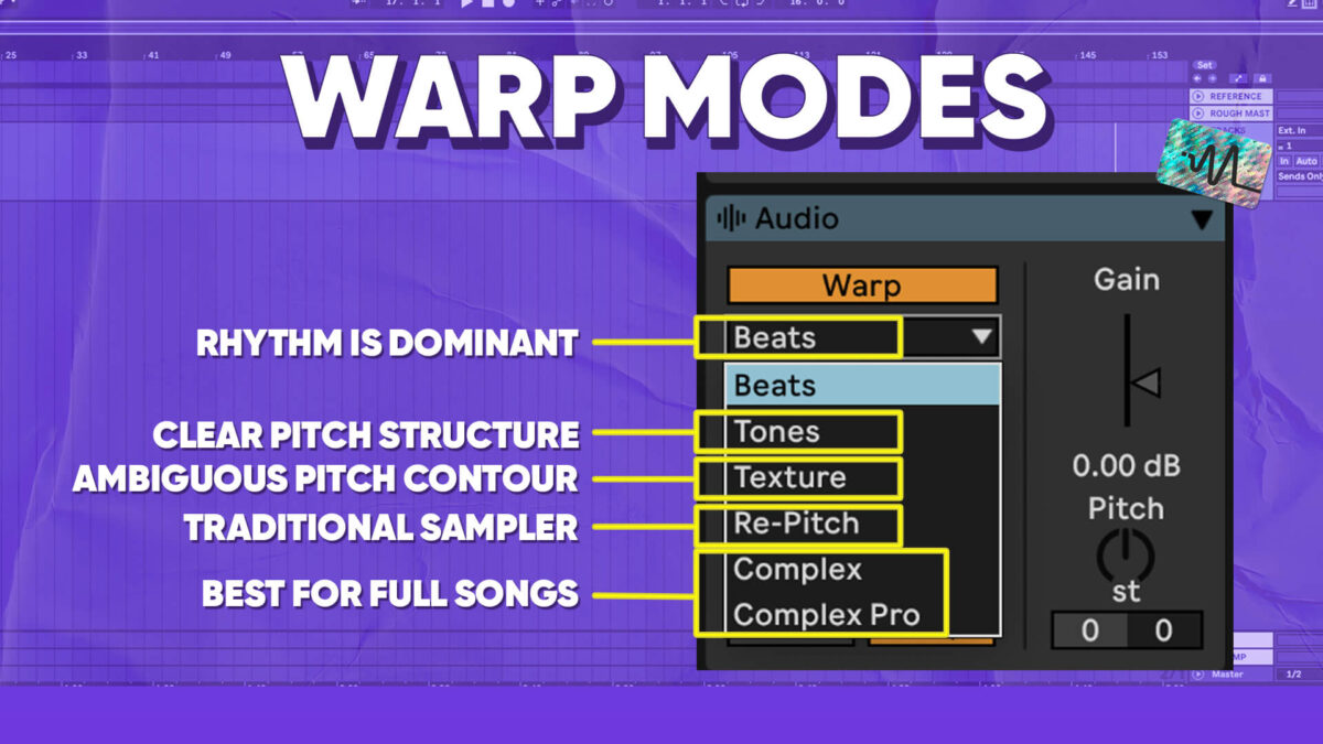 Ableton Warp Modes Explained (Beginner’s Guide)