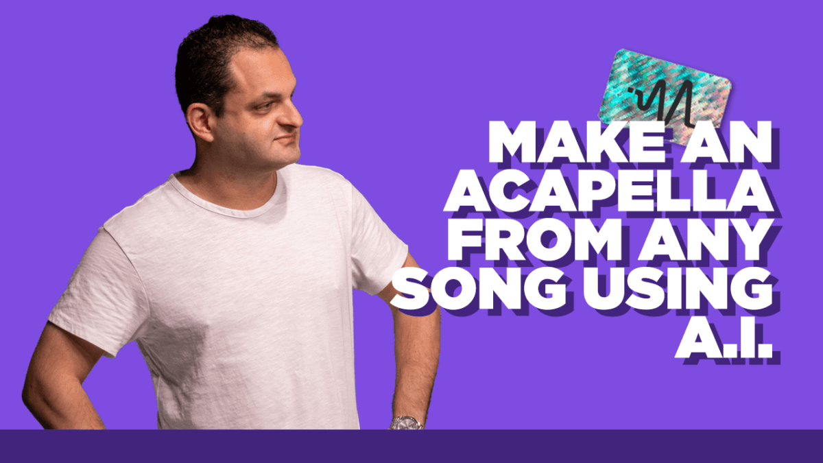 How to Make an Acapella from Any Song Using A.I.