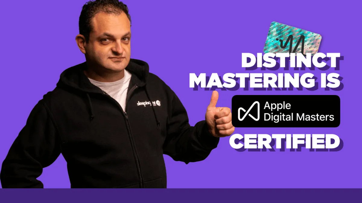 We are now Apple Digital Masters Certified