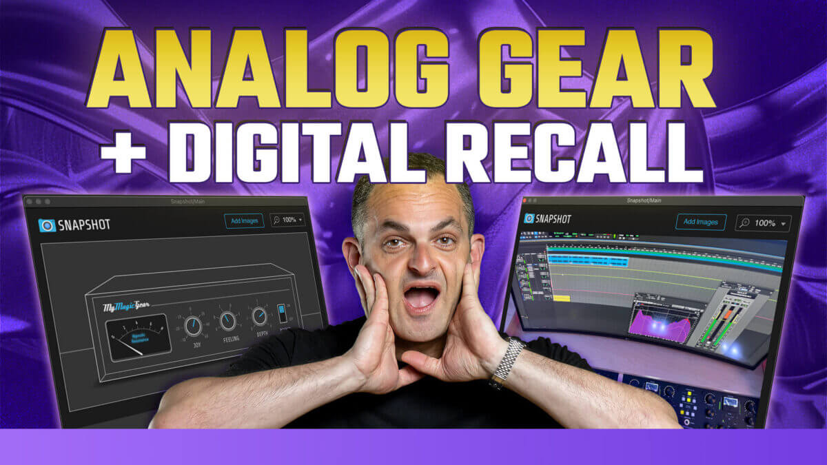 Save Analog Gear Settings in Your DAW with the Snapshot Plugin