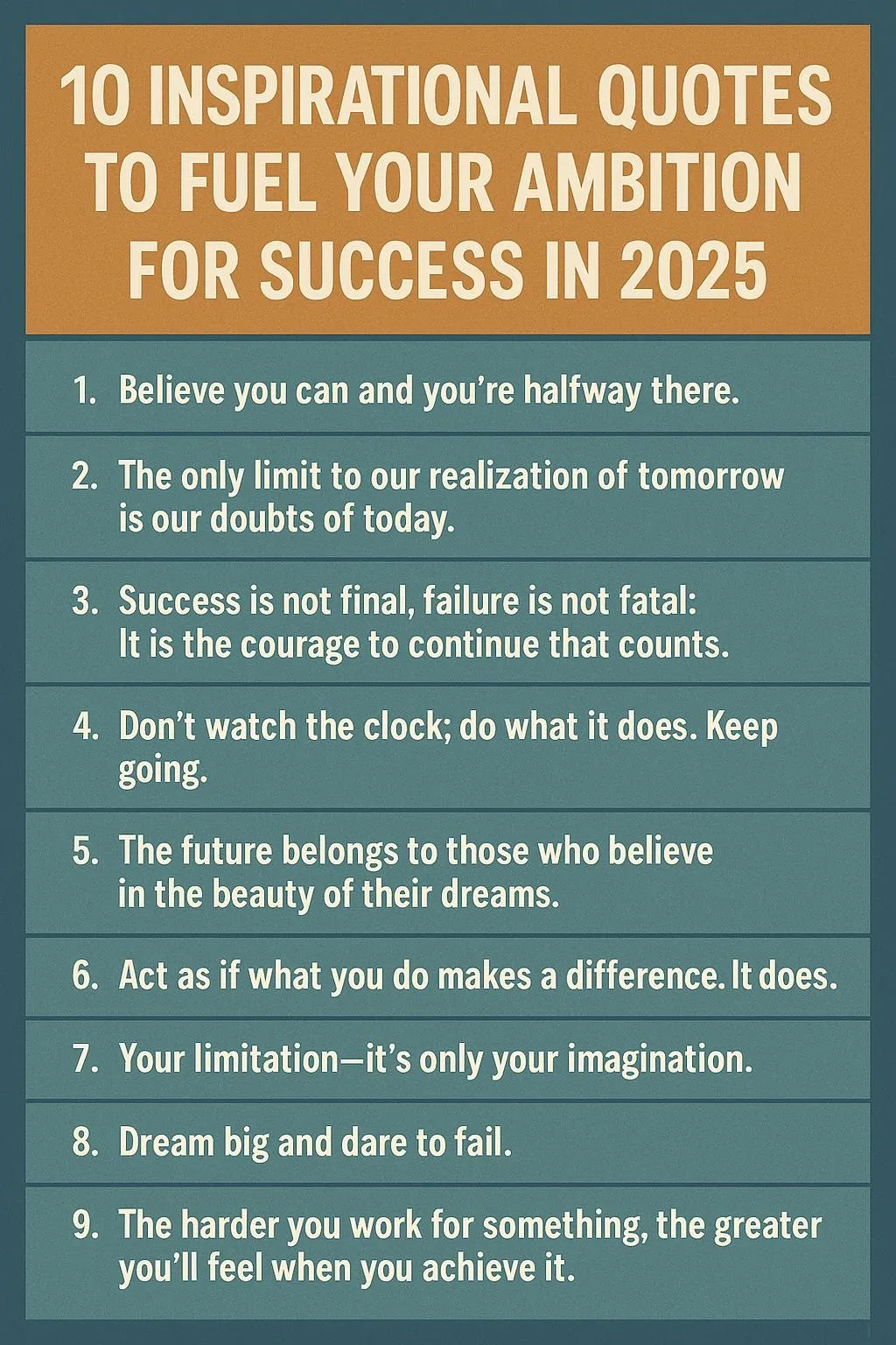 10 Inspirational Quotes