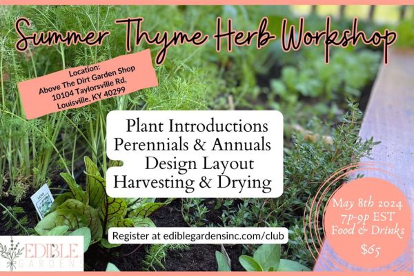 Summerthyme Herb Workshop in Louisville, KY