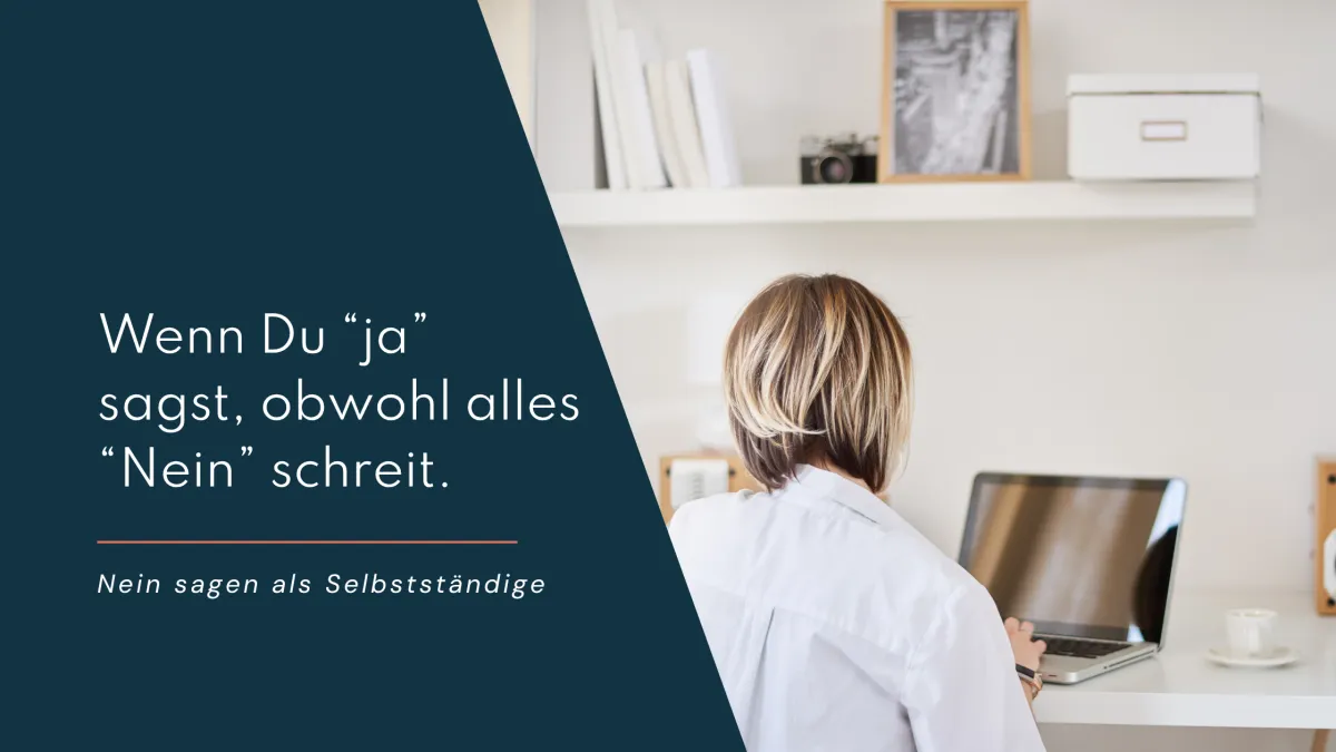 Du sagst Ja, obwohl dein Bauchgefühl Nein schreit?