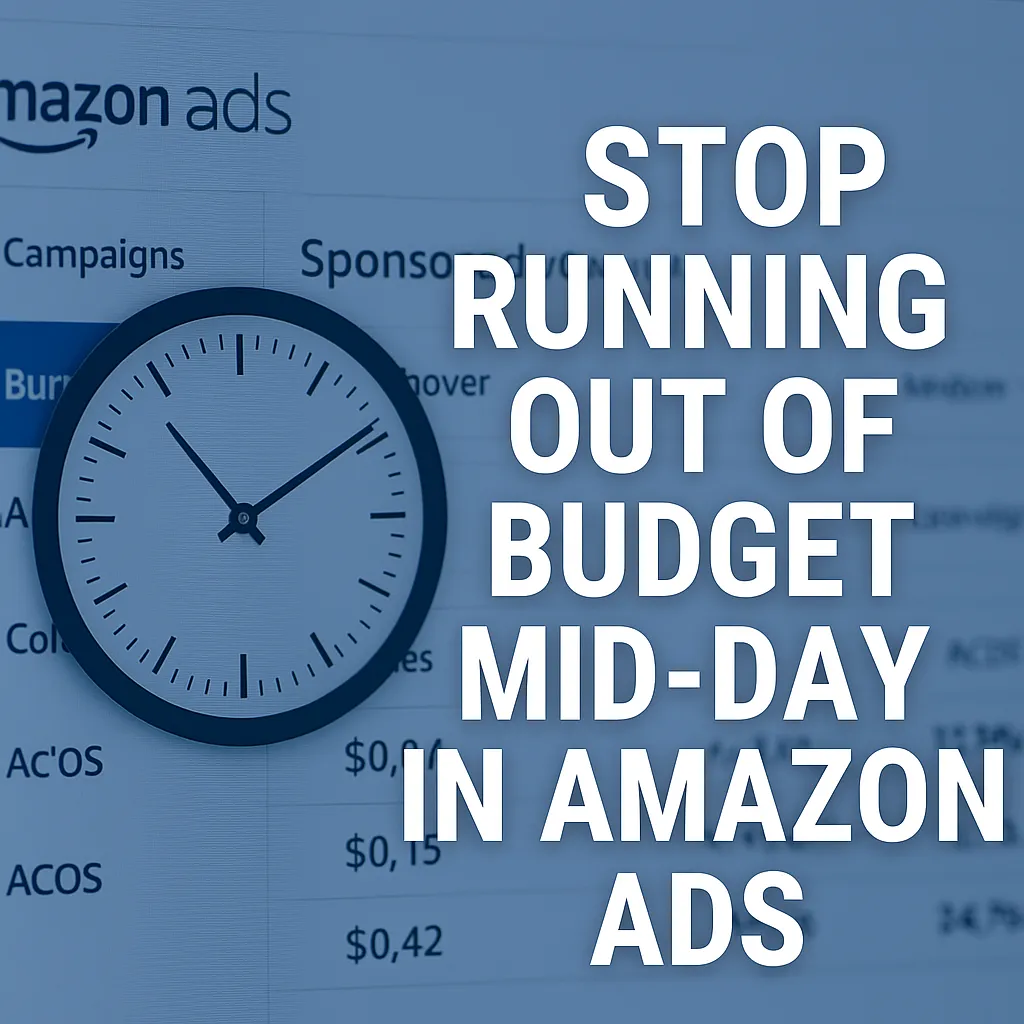 How to Stop Running Out of Budget Mid-Day in Amazon Ads