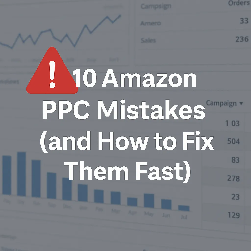 10 Common Amazon PPC Mistakes (and How to Fix Them Fast)