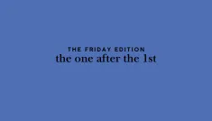 the Friday edition - the one between flights