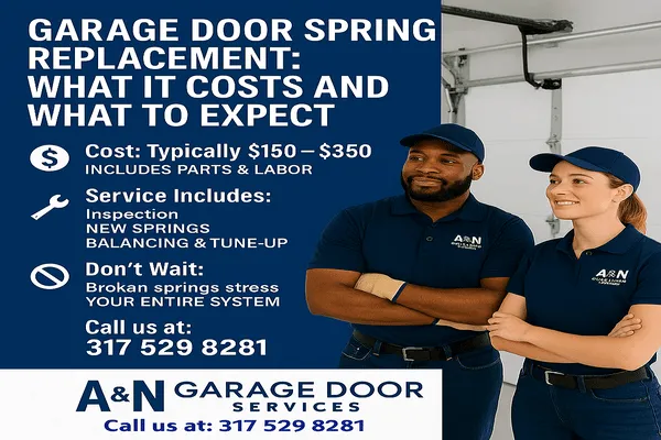 Garage Door Spring Replacement: What It Costs and What to Expect