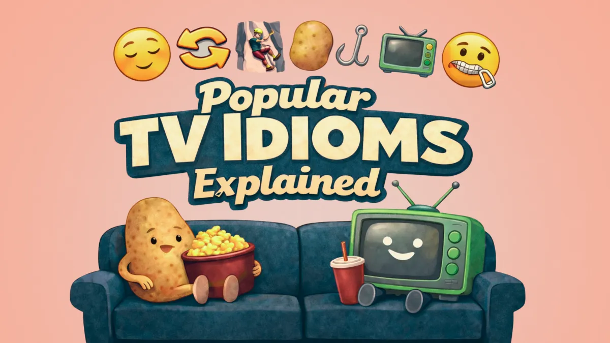 7 English TV Idioms for Couch Potatoes