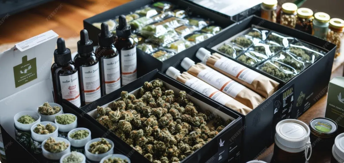 cannabis product range