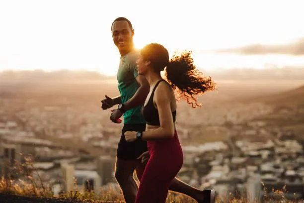 couple running