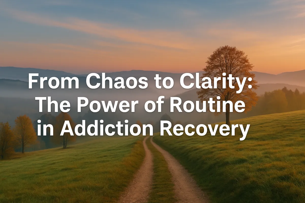 routine in addiction recovery