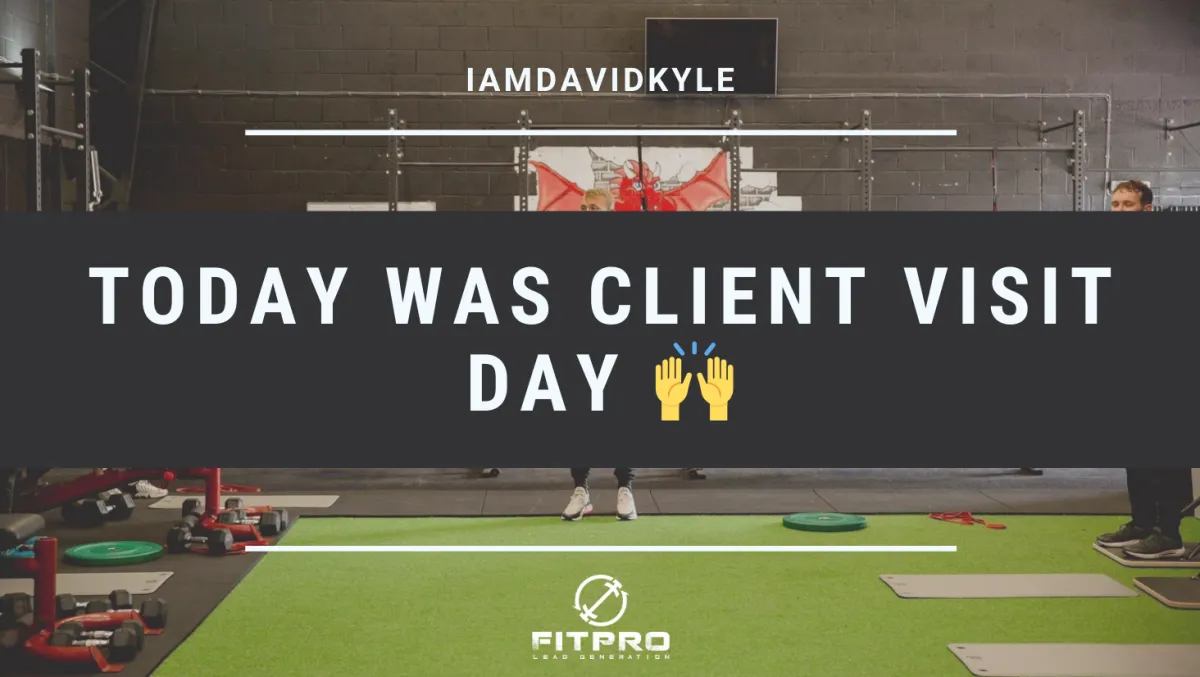 Today was Client Visit Day 🙌