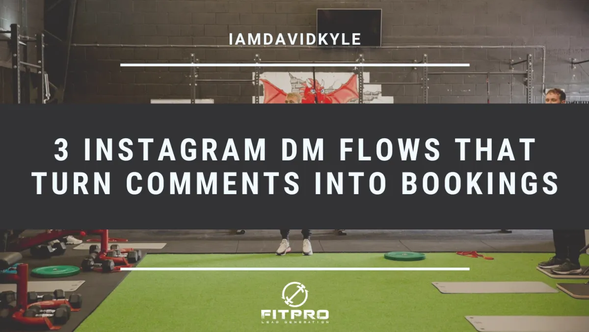 3 Instagram DM Flows That Turn Comments Into Bookings
