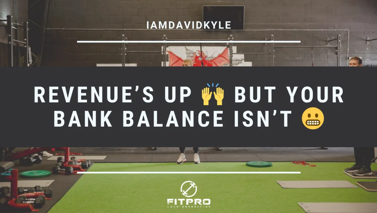 Revenue’s up 🙌 but your bank balance isn’t 😬