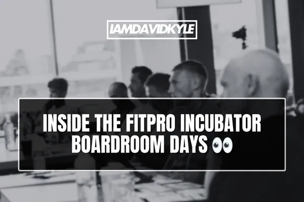Inside the FitPro Incubator Boardroom Days 👀