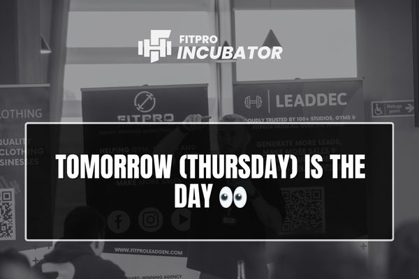 Tomorrow (Thursday) is the day 👀