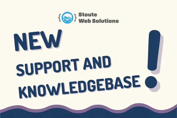 New Support and Knowledgebase