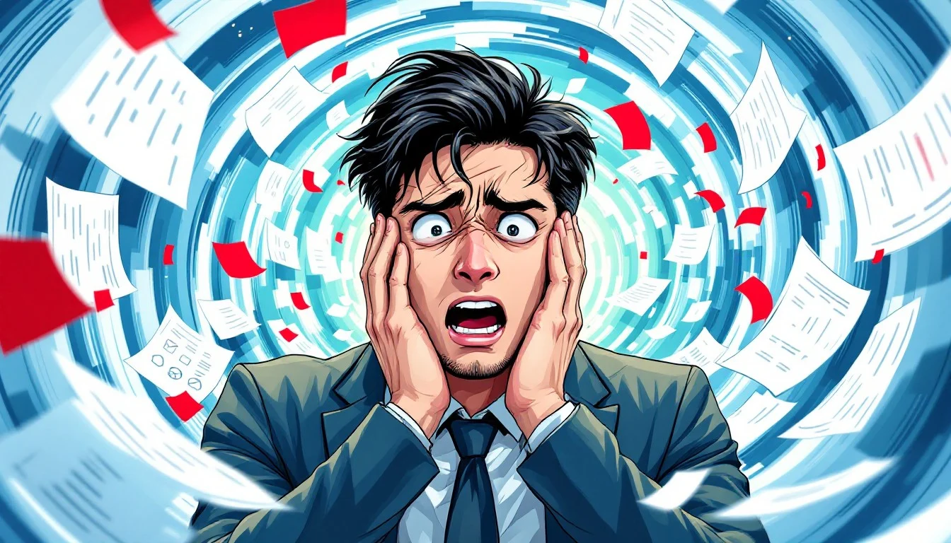 Tradesperson comparing a busy vs profitable business model