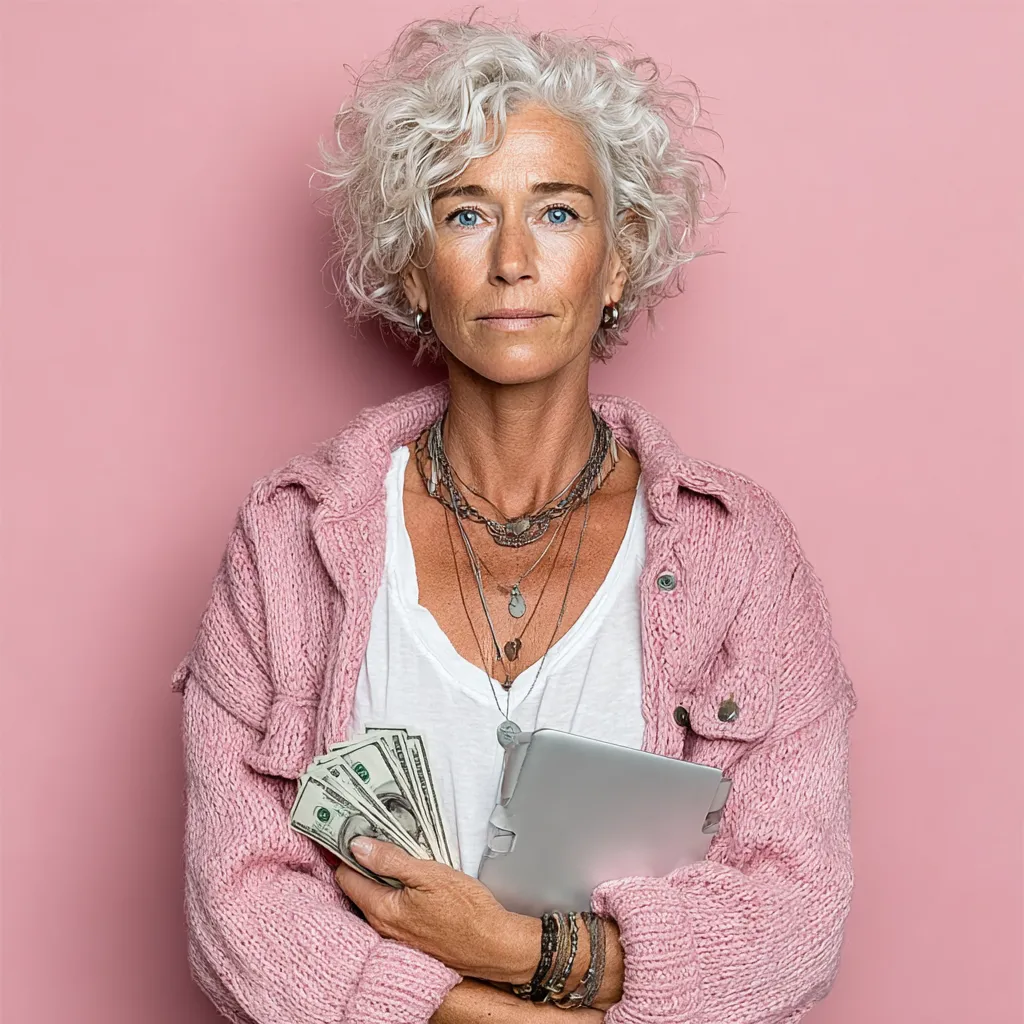 Woman 45+ starting a business online