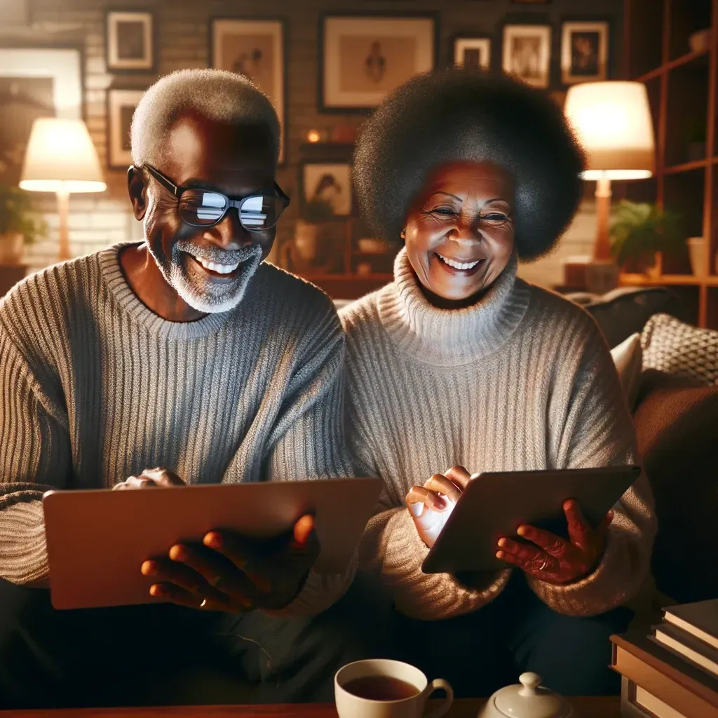 Senior Citizens Using Technology