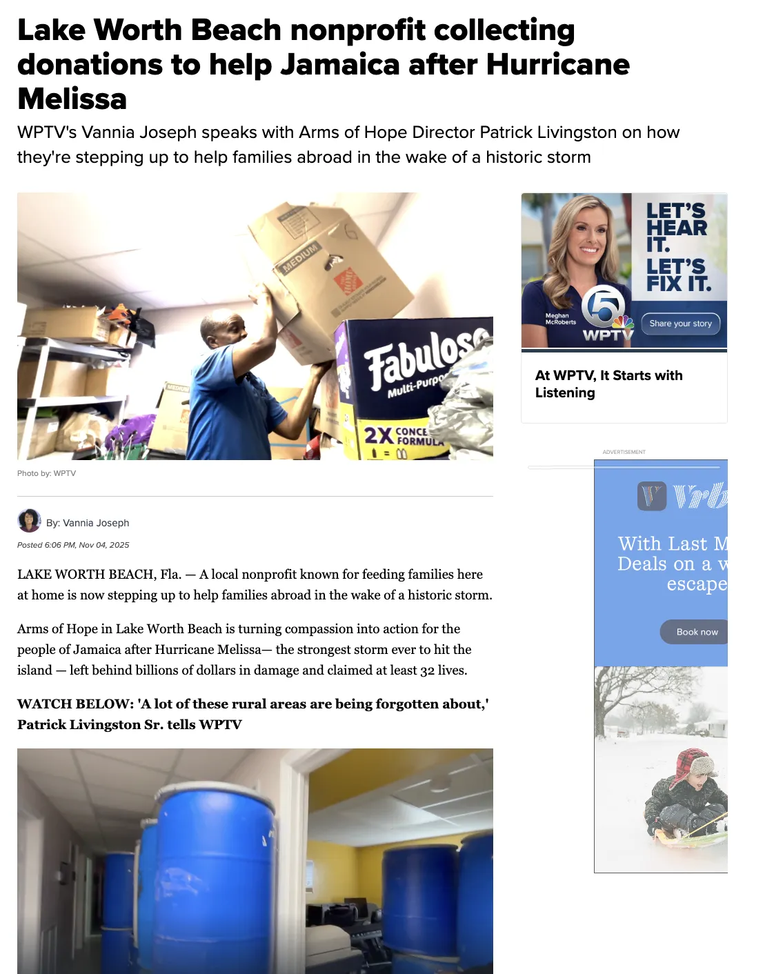 Hurricane Melissa - WPTV